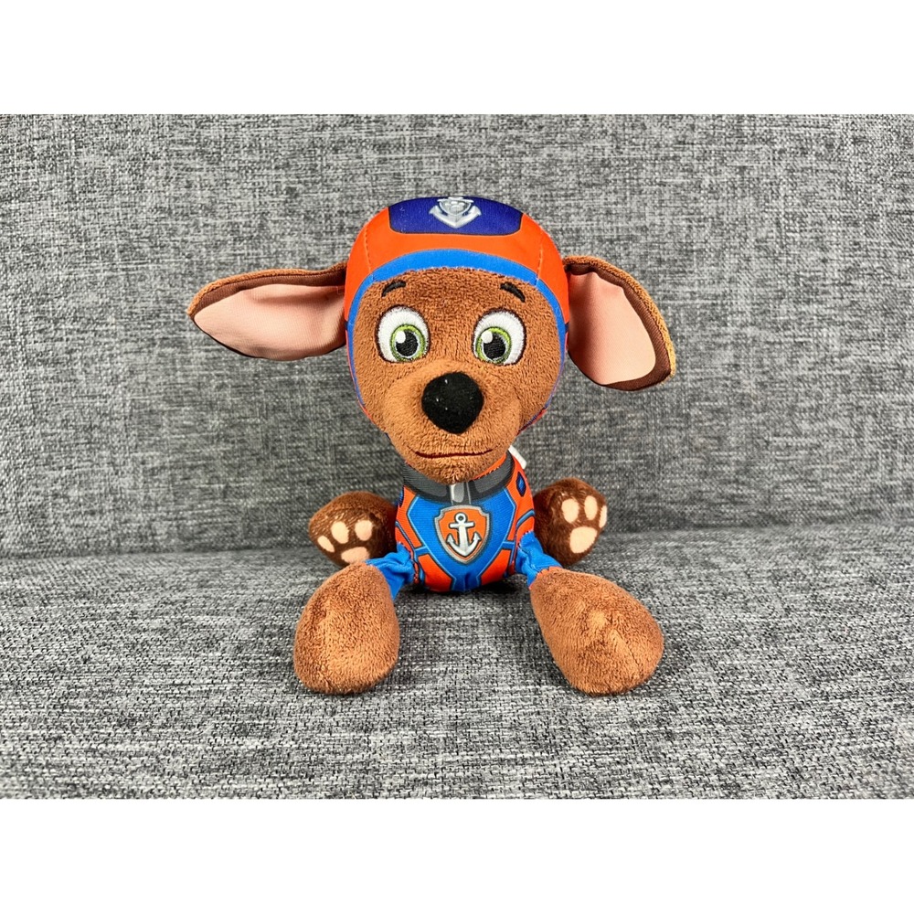Paw Patrol Zuma Plush 8 Inch Orange Water Rescue Dog Stuffed Animal 2016
